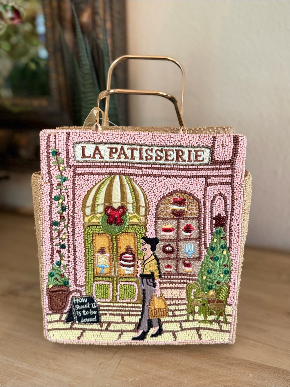 Viral La Patisserie Beaded Handbag